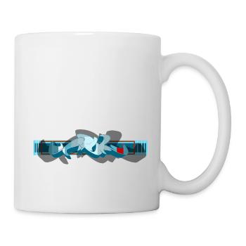 Graffiti - Tasse - Weiß - Rechts
