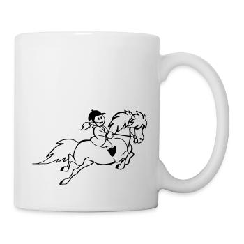Pony rides - Mug - white - Right