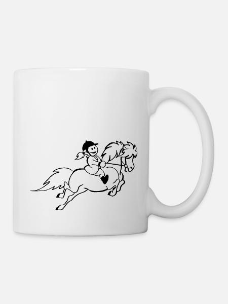 Poney - Mug blanc - blanc