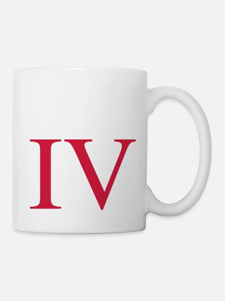 4 - Tasse - Weiß