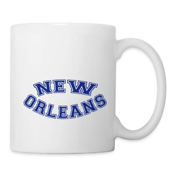Design New Orleans tee shirts - Mug blanc - blanc - Droite