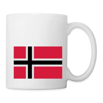 drapeau_norvege - Mug blanc - blanc - Droite