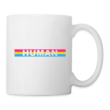 Pansexuell HUMAN - Tasse - Weiß - Rechts