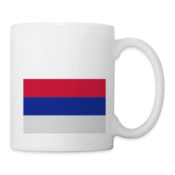 Serbien - Tasse - Weiß - Rechts
