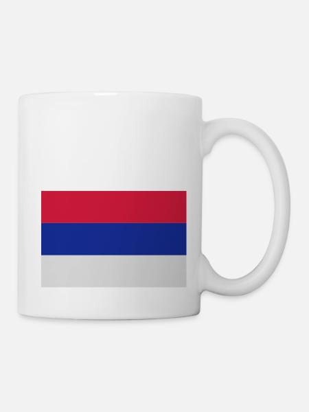 Serbien - Tasse - Weiß