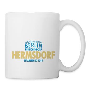 Capitol Of Germany Berlin - Hermsdorf - Tasse - Weiß - Rechts