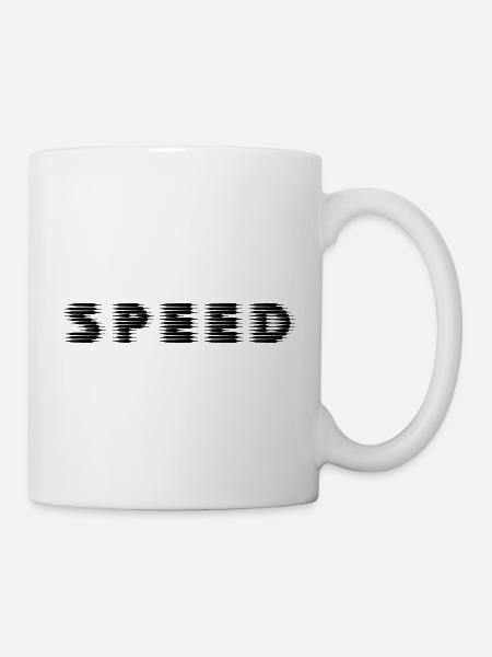 Speed Racer Fast Speed Car Turf - Mug - white