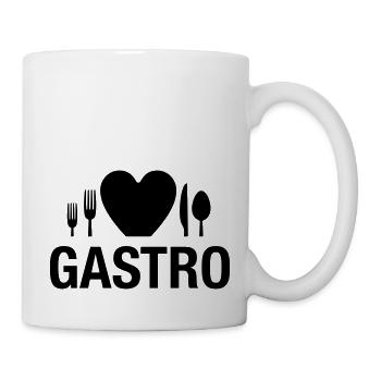 gastro-1 - Tasse - Weiß - Rechts