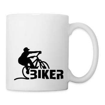 biker__f1 - Mug blanc - blanc - Droite