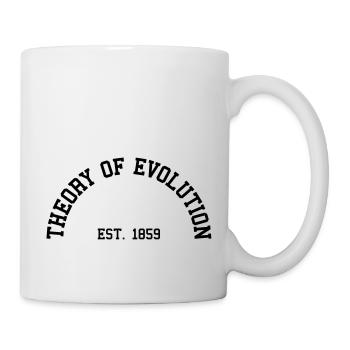 Theory of Evolution - Est. 1859 (Half-Circle) - Mug - white - Right
