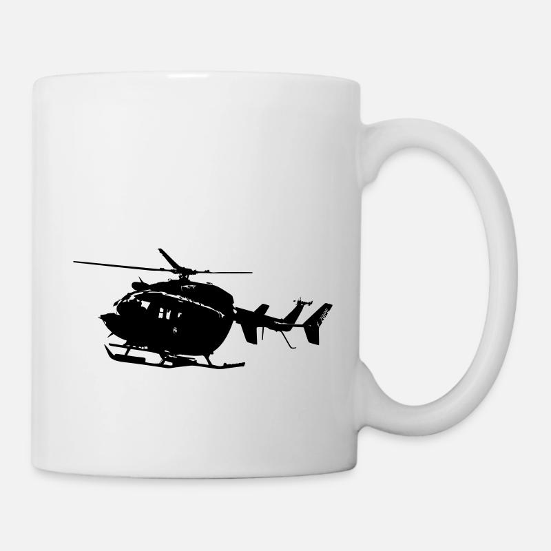 helicoptere dragon ec 145 - Mug blanc - blanc