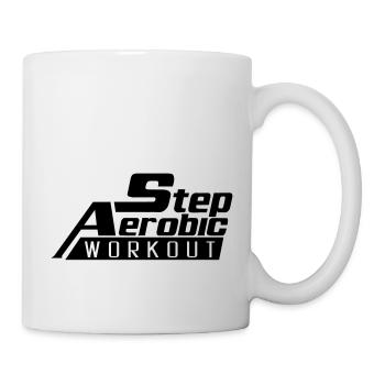 step_aerobic_workout_1___f1 - Tasse - Weiß - Rechts