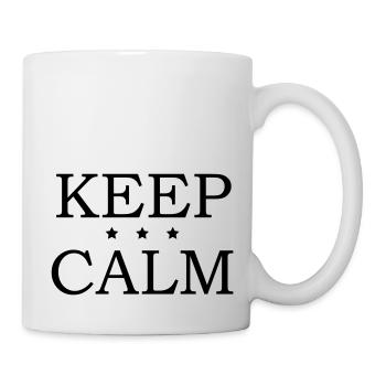 Keep Calm - Tasse - Weiß - Rechts
