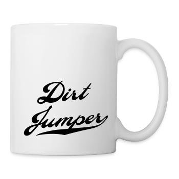 dirt jumper - Tasse - Weiß - Rechts