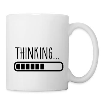 loading thinking - Mug - white - Right