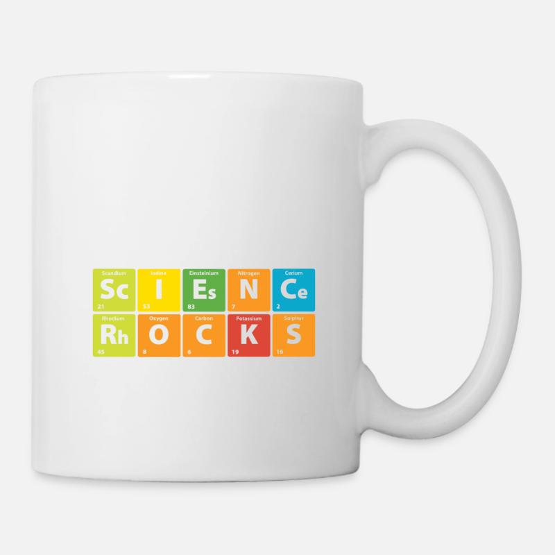 La science inspire le cadeau de Science Rock - Mug blanc - blanc