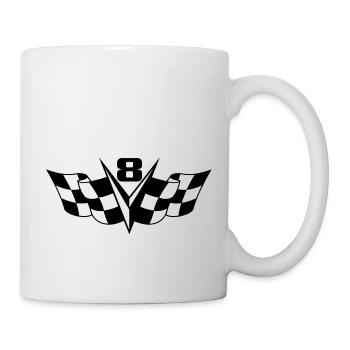 V8 Power - Tasse - Weiß - Rechts