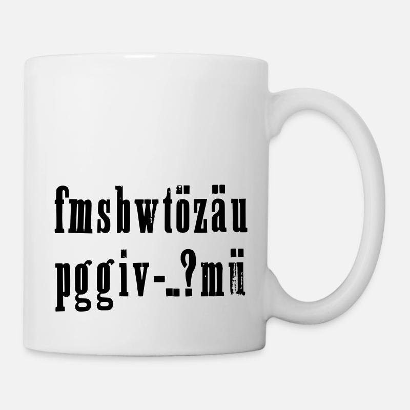 fmsbwtözäu - Mug blanc - blanc