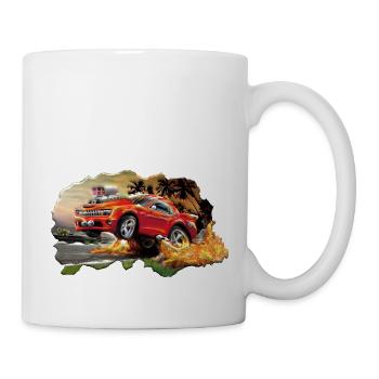 THE CAR - Mug blanc - blanc - Droite