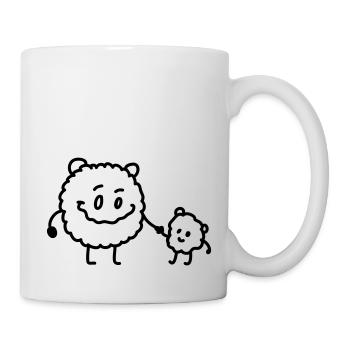 famille Monster - Mug blanc - blanc - Droite