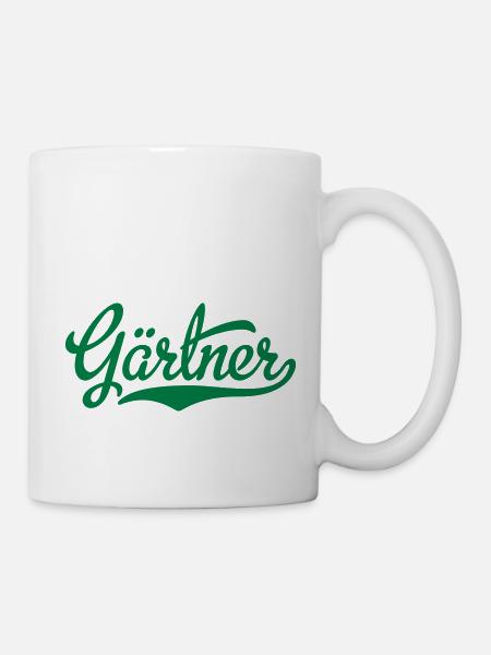 Gärtner - Tasse - Weiß