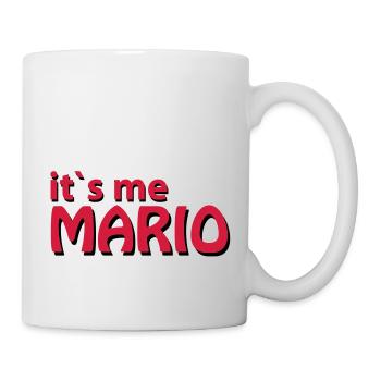 Mario - Tasse - Weiß - Rechts