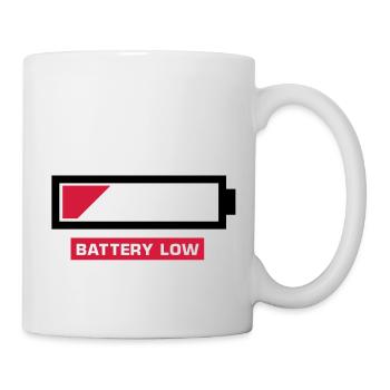 battery_low__f2 - Tasse - Weiß - Rechts