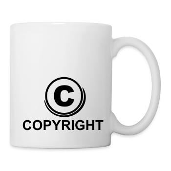 c_copyright_1f1 - Tasse - Weiß - Rechts
