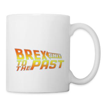 Brexshit to the Past Anti Brexit - BrexSHIT - BREX - Mug - white - Right