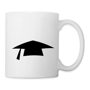 doctoral cap - Mug - white - Right