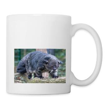Binturong (Arctictis binturong) Marderen Asie - Mug blanc - blanc - Droite