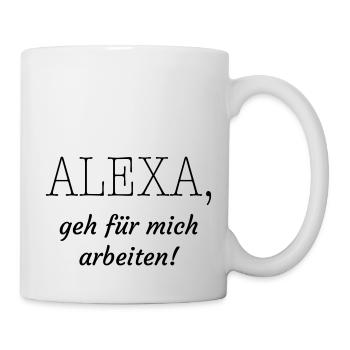 Arbeiten - Tasse - Weiß - Rechts