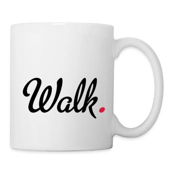 Nordic Walking - Tasse - Weiß - Rechts