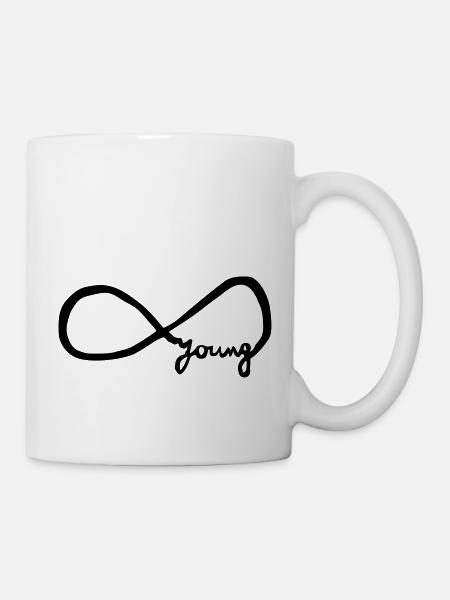 infinity_young - Tasse - Weiß
