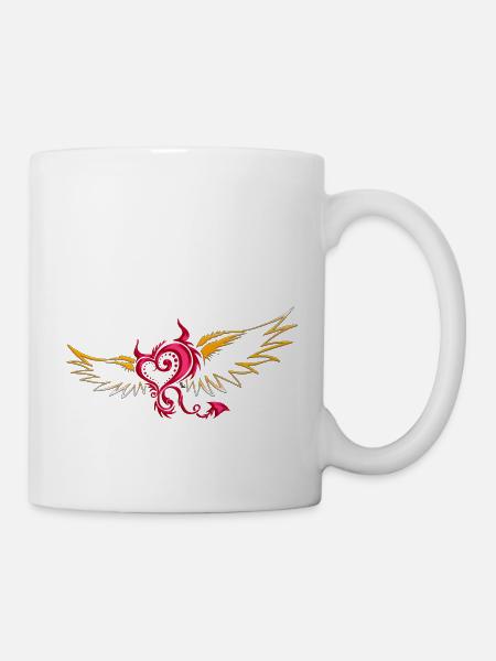 fliegenden Teufel 001 von DK - Tasse - Weiß