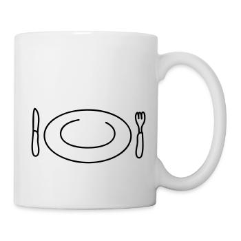 Hungry - Mug blanc - blanc - Droite