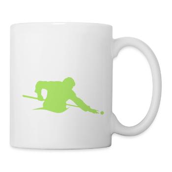 Billard Club-Logo 15043 - Tasse - Weiß - Rechts