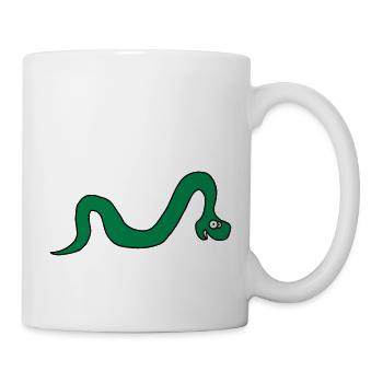Funny Snake - Tasse - Weiß - Rechts