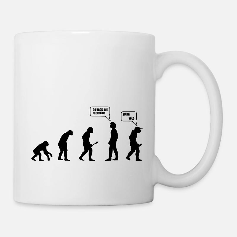 Swag Yolo Evolution - Tasse - Weiß