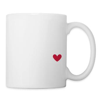 Ski Hasi mit Herz - Tasse - Weiß - Rechts