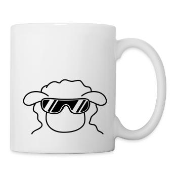 Cool Sheep Head - Mug - white - Right