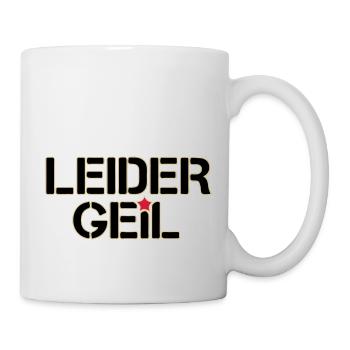 Leider Geil - Tasse - Weiß - Rechts