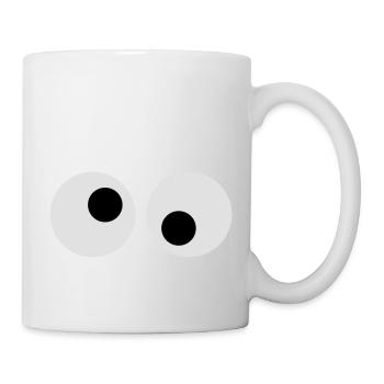 Big eyes - Mug - white - Right