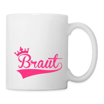 Braut - Tasse - Weiß - Rechts
