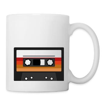 Cassette de musique Cassette audio Radio Music Retro - Mug blanc - blanc - Droite