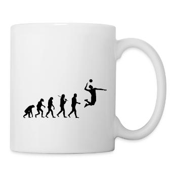 volley-ball - Mug blanc - blanc - Droite