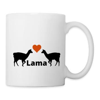 Lama Duo - Heart & Lama - Mug - white - Right