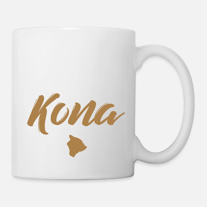 Kona Hawaii - Mug blanc - blanc