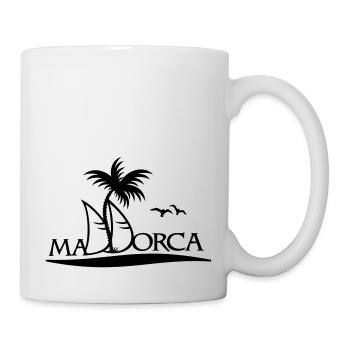 Segelnvor Mallorca / Mallorca sailing (1c) - Mug - white - Right