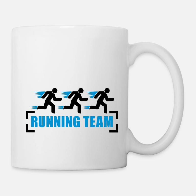 Running Team - Tasse - Weiß